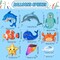 Sea Animal Balloons - Large Shark Dolphin Whale Fish Creature Foil Balloons for Under The Sea and Ocean Theme Party Decorations